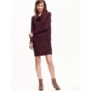 Old Navy - Cowl Neck Sweater Dress 712133 | Medium | Coco Getting Figgy Berry